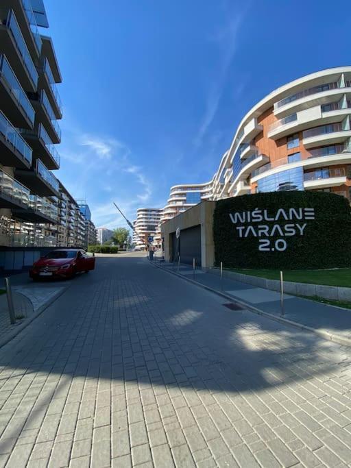 Beautiful And Modern Apartment- Garage- Wislane Tarasy Kraków Exteriör bild